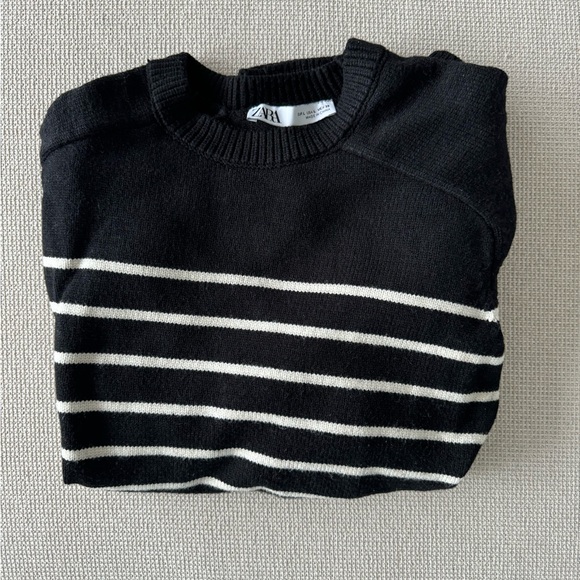 Zara - thick striped sweater - Picture 4 of 5